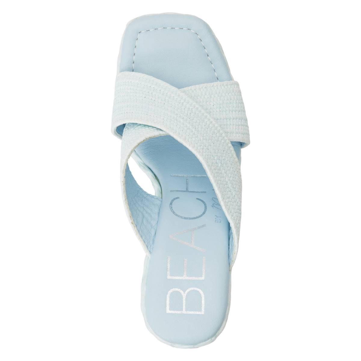Womens Beach by Matisse Caravan Heeled Slide Sandals