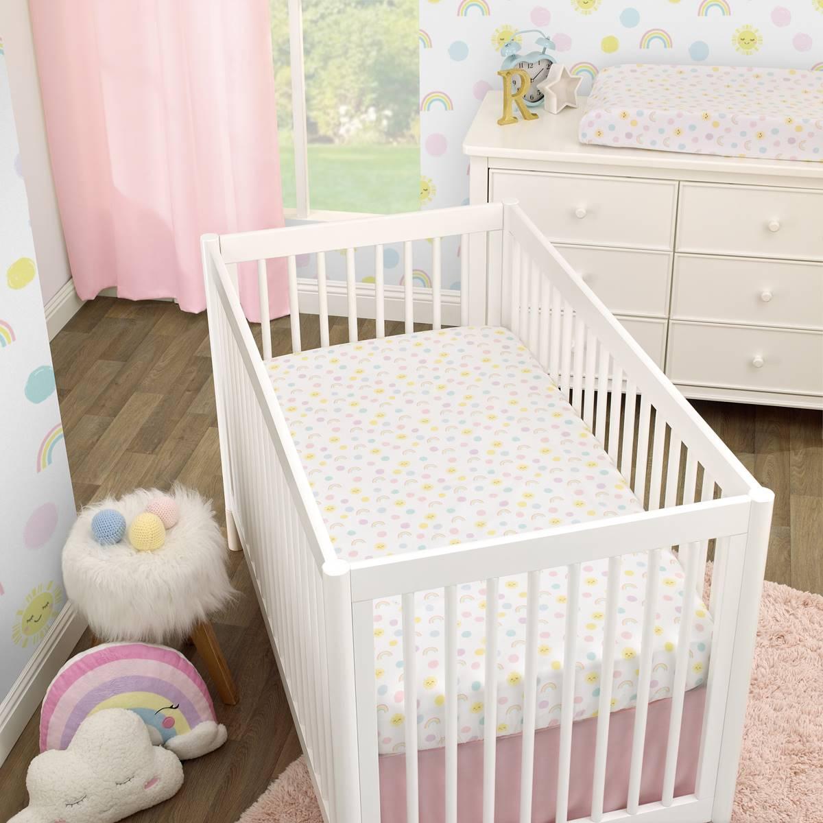 NoJo Happy Days Fitted Crib Sheet