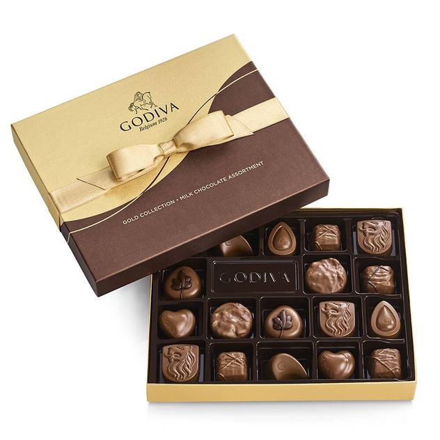 Godiva 18pc. Milk Chocolate Gift Box w/ Gold Ribbon