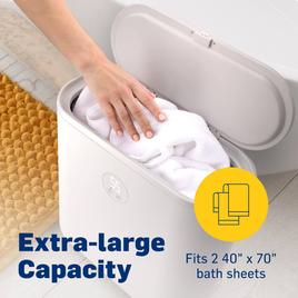 LiveFine Large Bucket Style Towel Warmer w/ LED Display