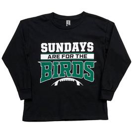 Boys (8-20) Sundays Are For The Birds Tailgate Tee - Black