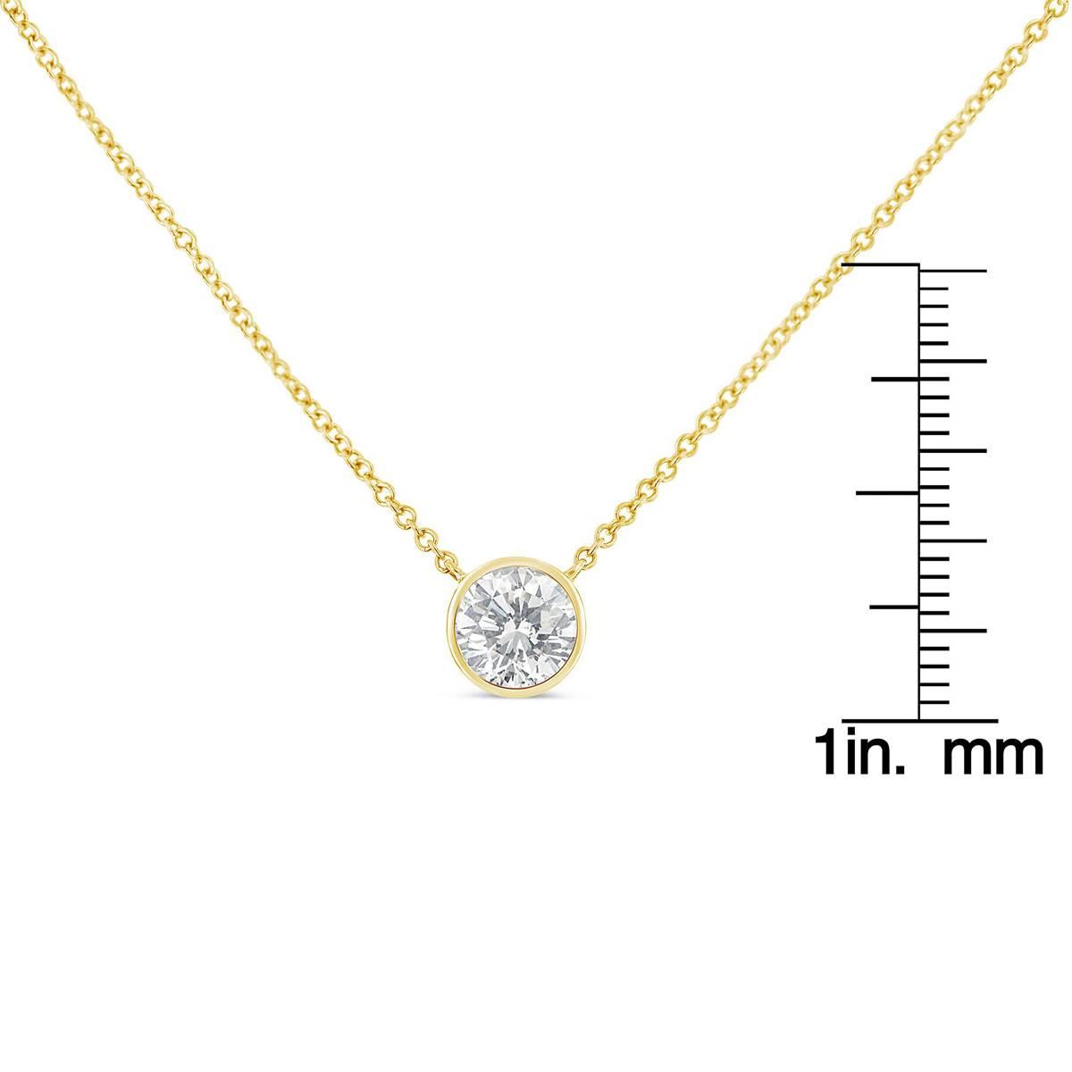 Haus of Brilliance 10kt. Gold 1/3ctw. Diamond Solitaire Pendant