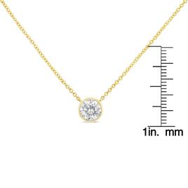 Haus of Brilliance 10kt. Gold 1/3ctw. Diamond Solitaire Pendant