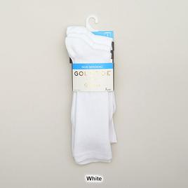 Womens Gold Toe® 3pk. Non-Binding Ribbed Crew Socks