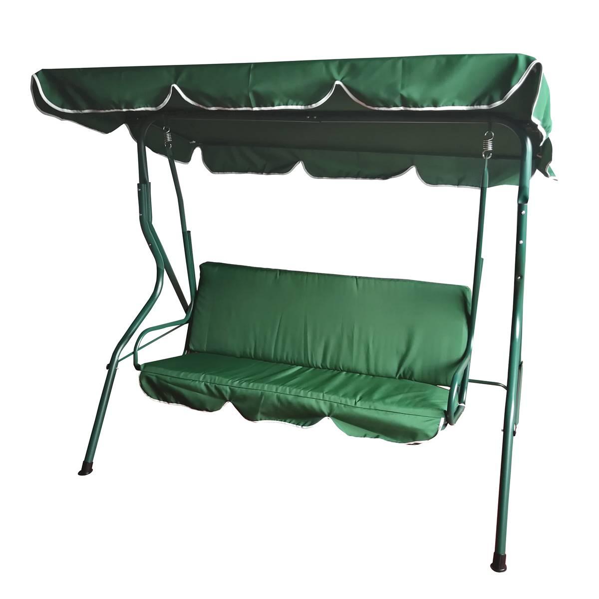Northlight Seasonal 3-Seater Patio Swing with Adjustable Canopy