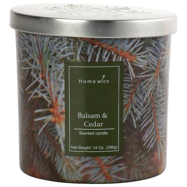 Homewick 14oz. Balsam & Cedar Jar Candle