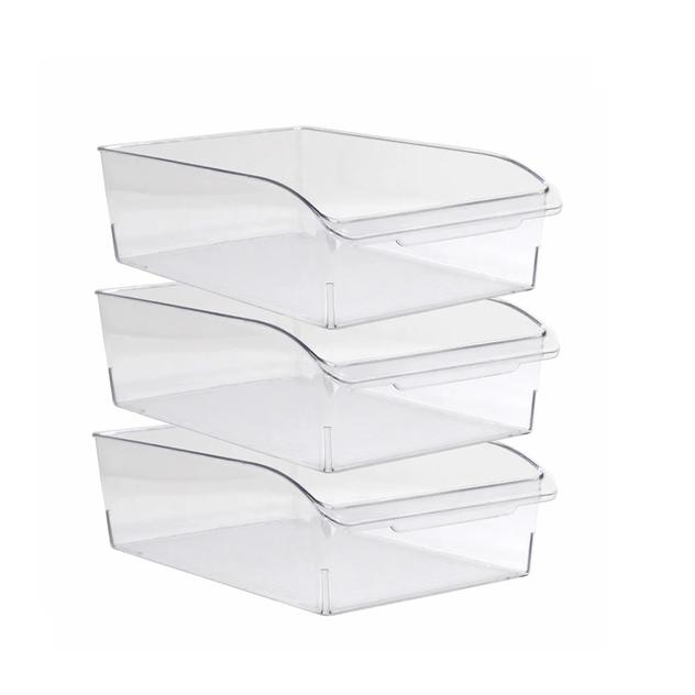 3pc. Fruit and Vegetable Fridge Bin Set