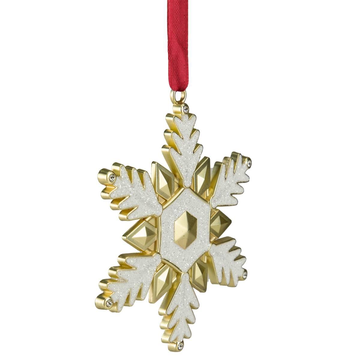 Northlight Seasonal 3.5in. Gold Snowflake Christmas Ornament
