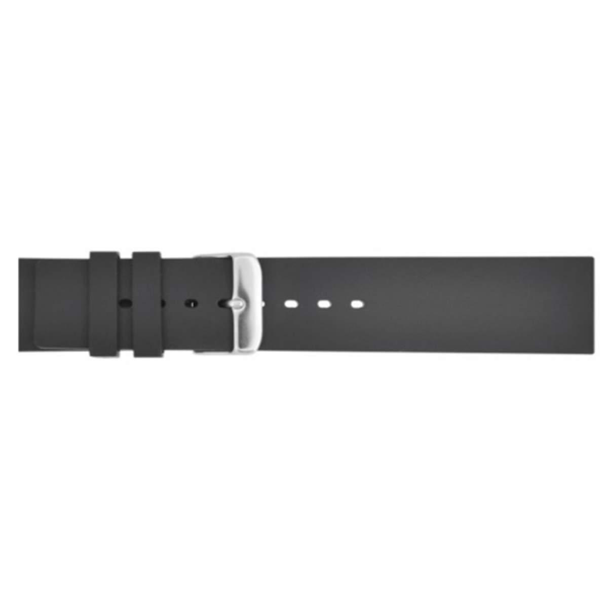 Unisex Watchbands 2 Go Black Silicone Watch Band