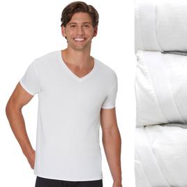 Hanes Ultimate® Comfort Blend 3pk. V-Neck Tee - White