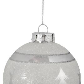 Northlight Seasonal Reindeer Glass Christmas Ball Ornament