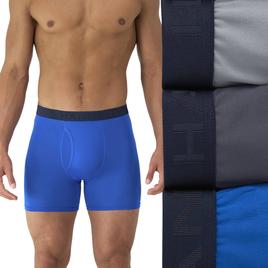 Hanes Ultimate® Comfort 3pk. Boxer Briefs - Blue/Grey