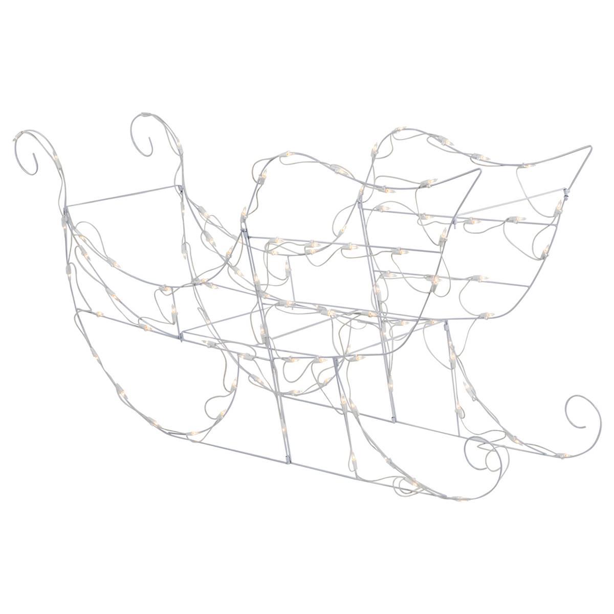 Northlight Seasonal Lighted Sleigh Outdoor Christmas Decoration
