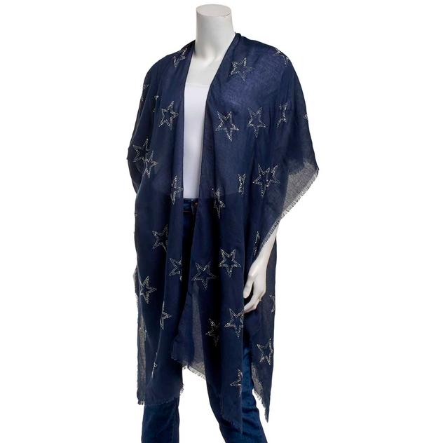 Womens Lulu Bling Star Ruana