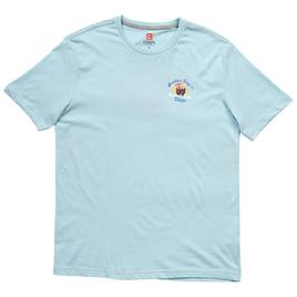 Mens Chaps Coconut Paradise Short Sleeve Tee - Crystal Blue