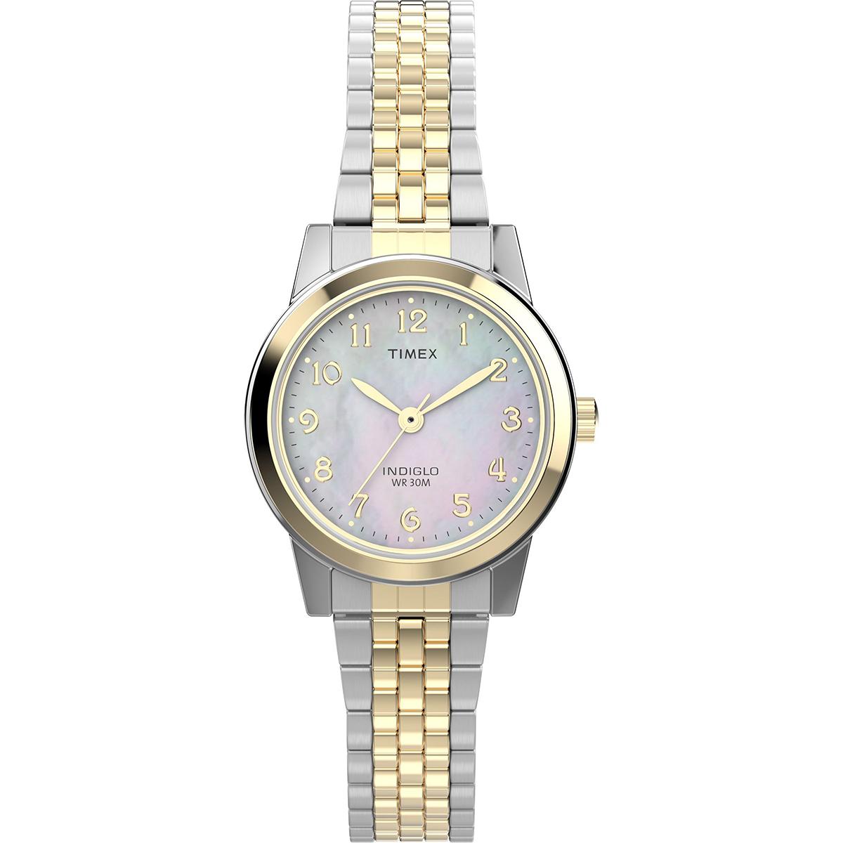 Womens Timex(R) Main Street Mother of Pearl Watch - TW2W35300JT