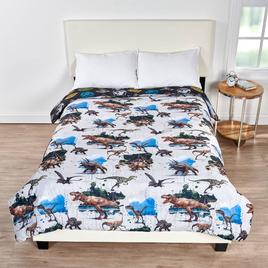 Jurassic World Charts & Graphs Reversible Comforter Set