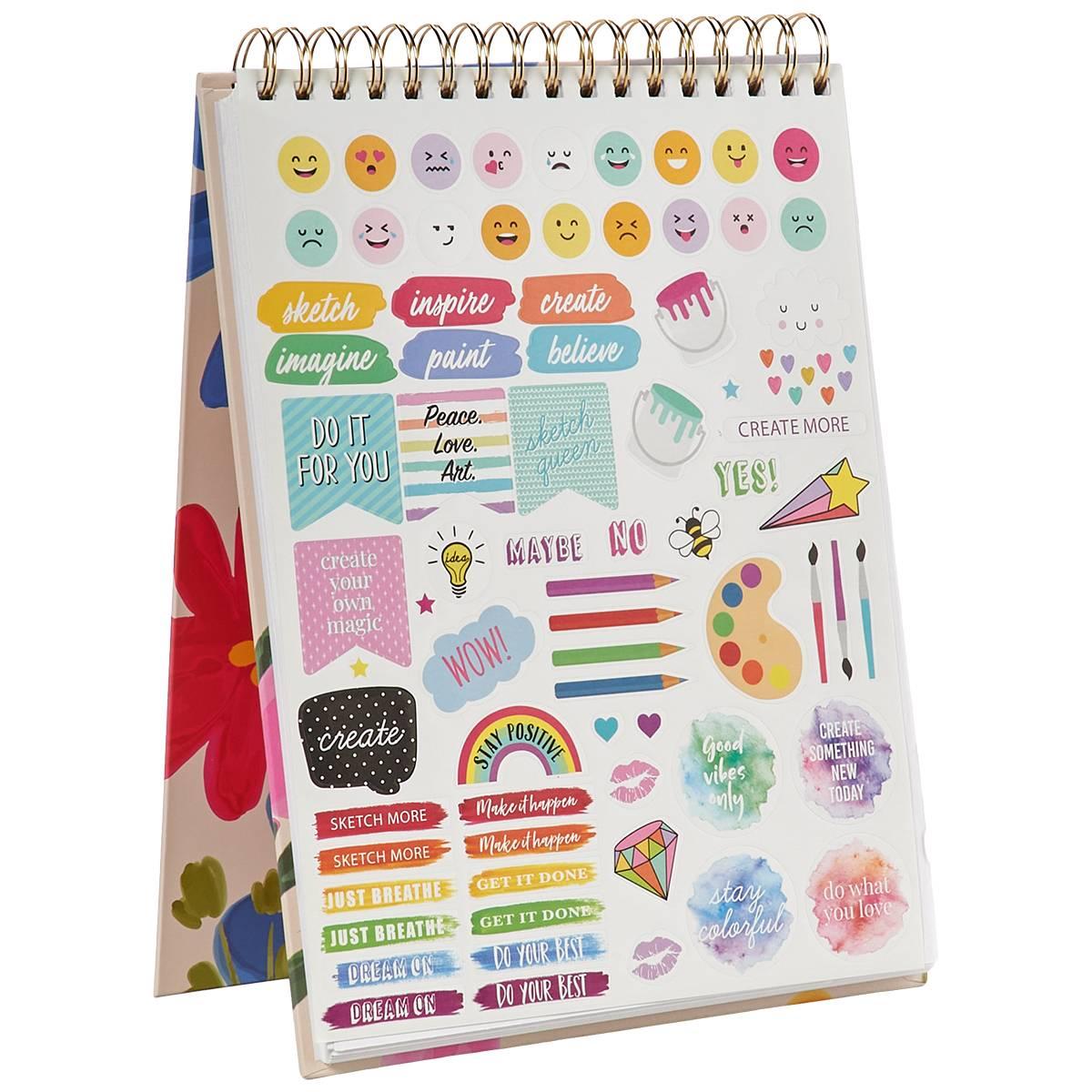 Votum Denim Flowers Large Sketchbook