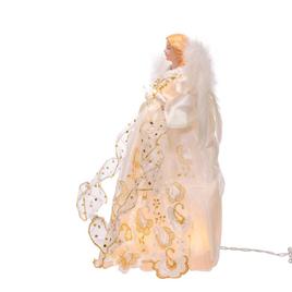 Kurt Adler UL 10-Light 14in. Gold Angel Treetop