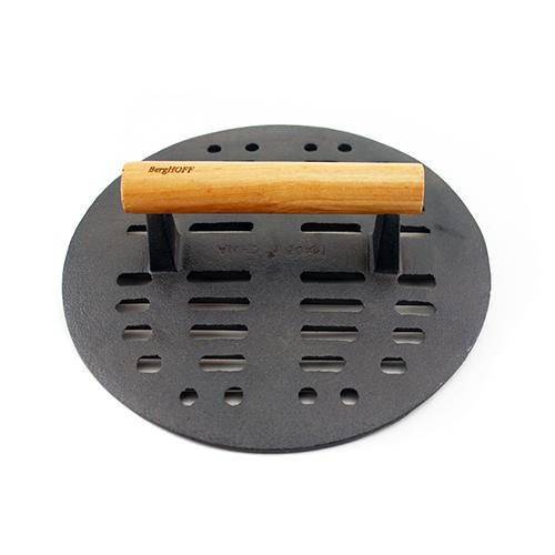 BergHOFF Cast Iron Slotted Steak Press