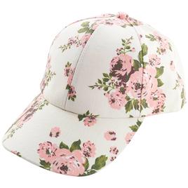 Womens Madd Hatter All Over Floral Baseball Cap