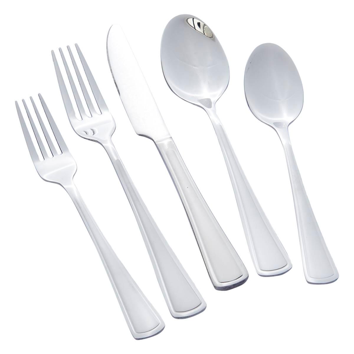 Farberware(R) 20pc. Florence Stainless Steel Flatware Set