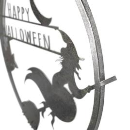 Northlight Seasonal 17in. Flying Witch Happy Halloween Wall Sign