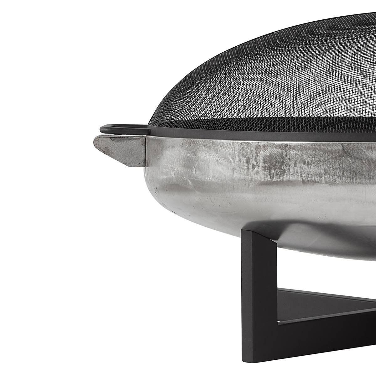 Real Flame La Porte 31" Round Steel Wood Burning Fire Pit