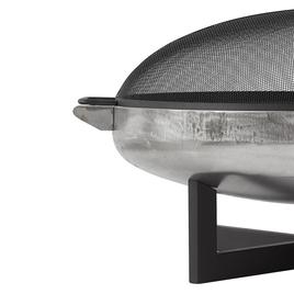 Real Flame La Porte 31" Round Steel Wood Burning Fire Pit