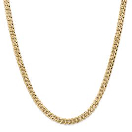 Mens Gold Classics™ 5.75mm. 14k Gold Beveled Curb Chain Bracelet