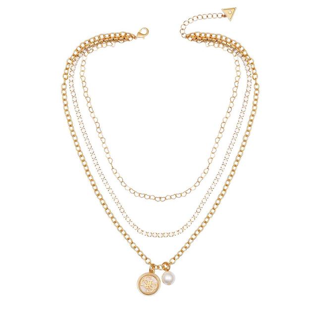 GUESS Gold-Tone Layered Necklace with Extender