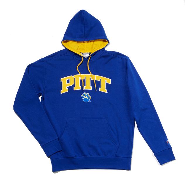 Mens Champion® University of Pittsburgh Fleece Pullover Hoodie