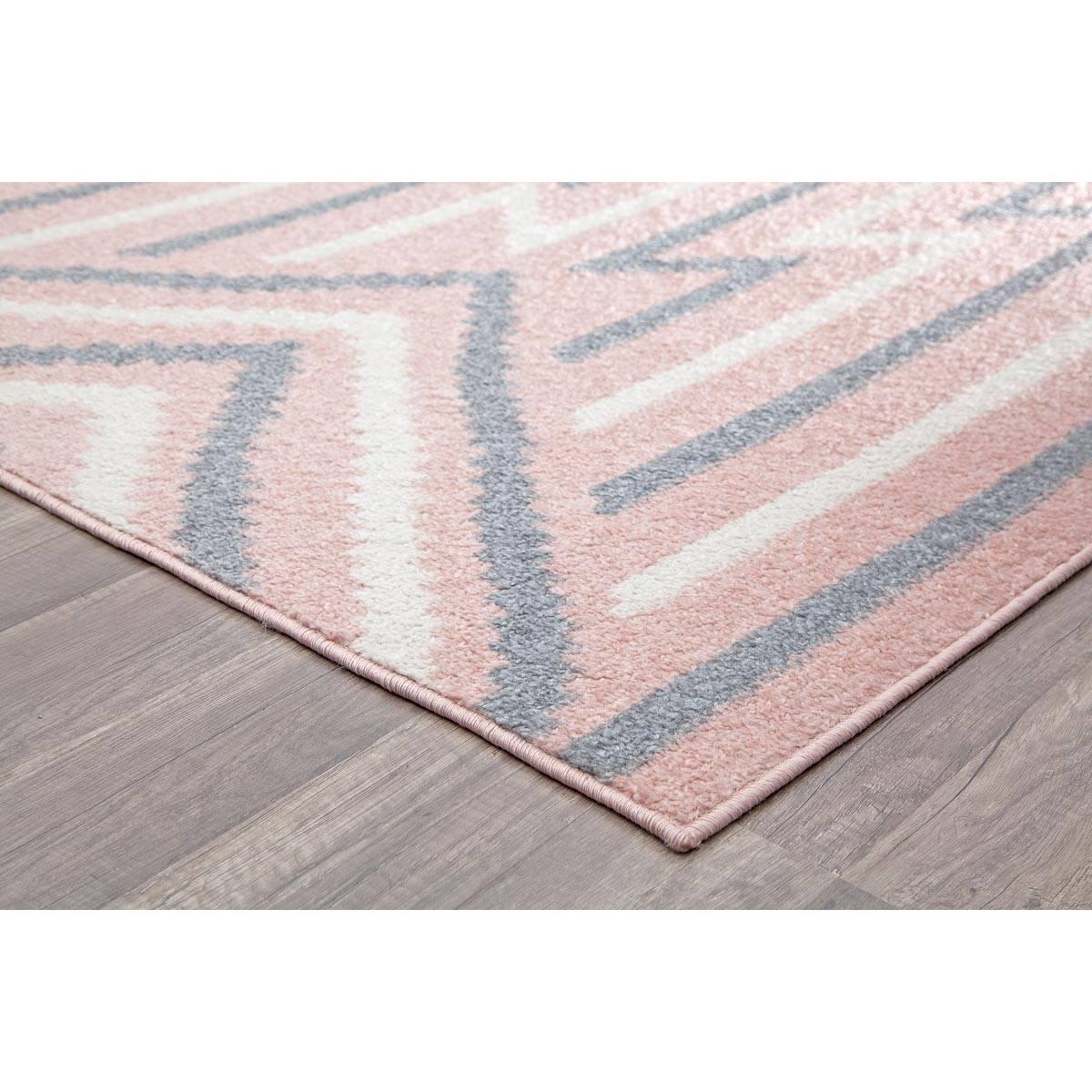 Rugs America™ Miko Strawberry Geometric Contemporary Area Rug