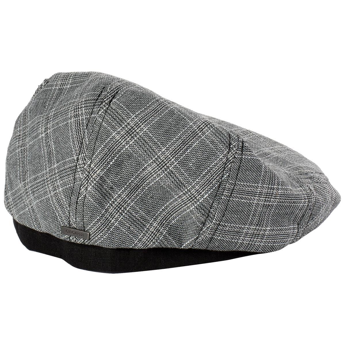 Mens DHC Oxford Plaid Ivy Hat - Black