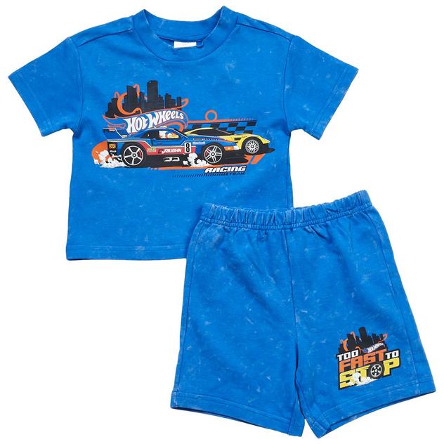 Toddler Boy Hot Wheels® Short Sleeve Shorts Set