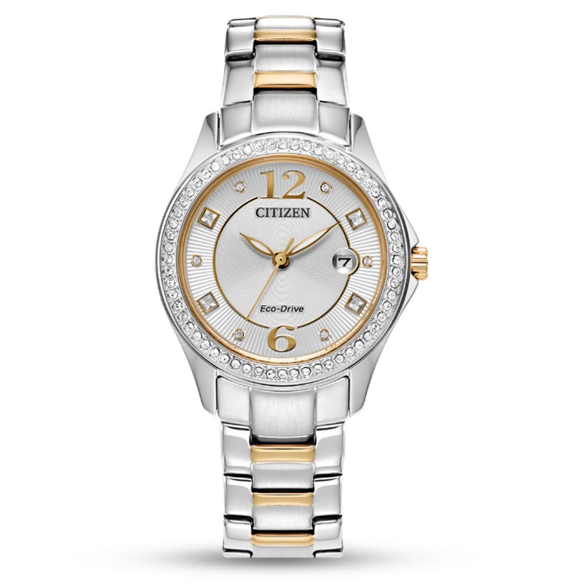 Womens Citizen(R) Eco Stainless Steel Bracelet Watch - FE1146-71A