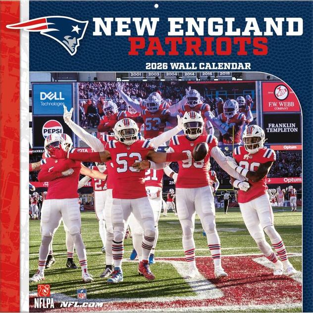 Lang® 2026 New England Patriots Wall Calendar