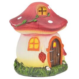 Northlight Seasonal Mushroom House Outdoor Garden Statue