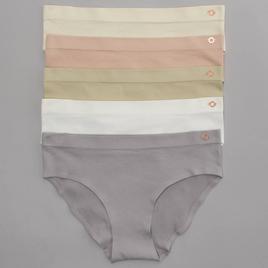 Womens Danskin 5pk Laser Rib Hipster Panties - DS6462-5PKD