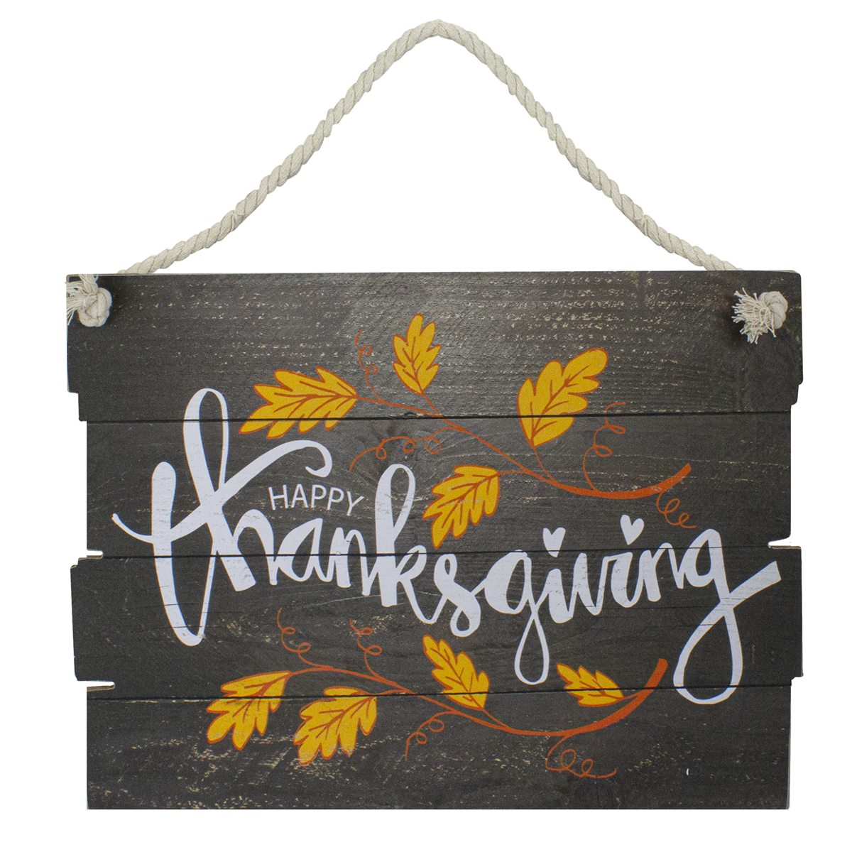 Northlight 15in. Wooden ''Happy Thanksgiving'' Hanging Wall Sign