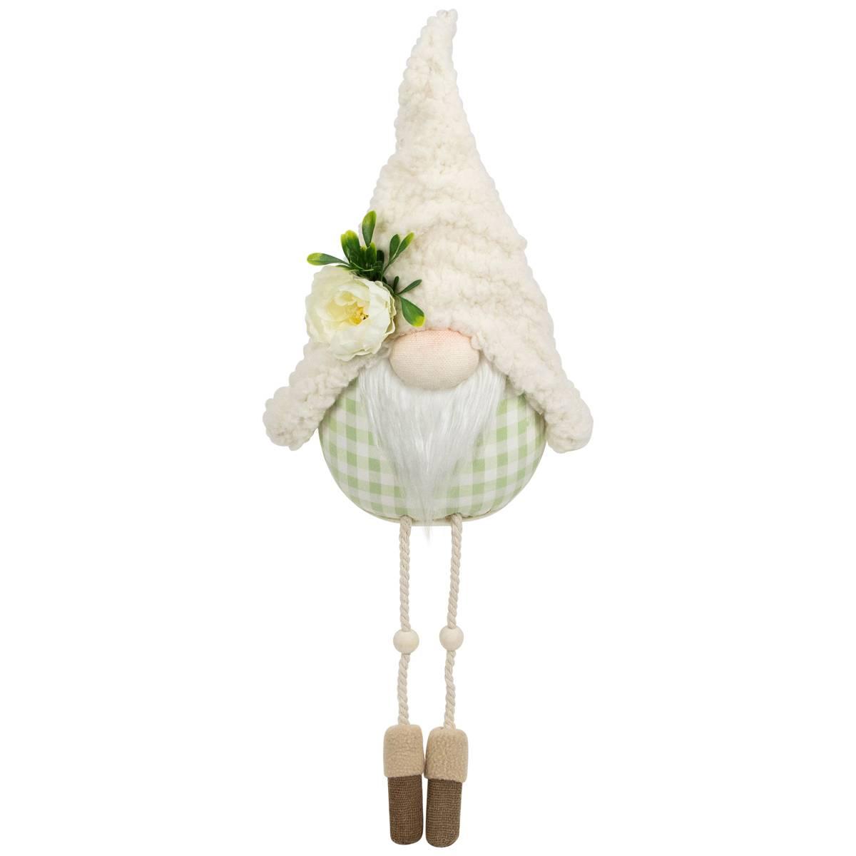 Northlight Seasonal Sitting Gnome with Dangling Legs Figurine