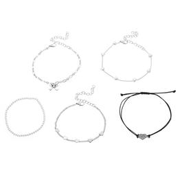 Ashley 5pc. Bow Heart Bracelet Set