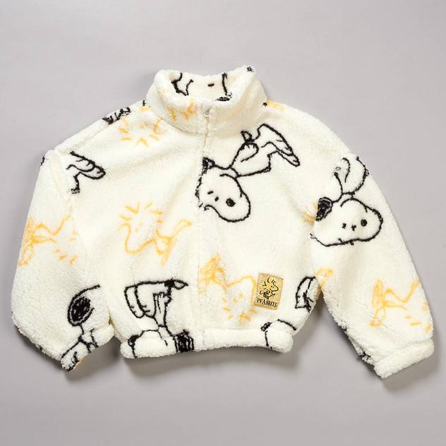 Girls (7-10) Peanuts™ Snoopy & Woodstock Sherpa Jacket