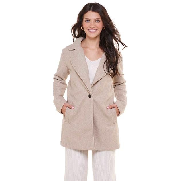 Juniors Love Tree Dionne Faux Wool Coat