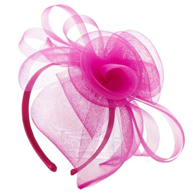 Womens Bellissima Flower Swirl Fascinator Headband