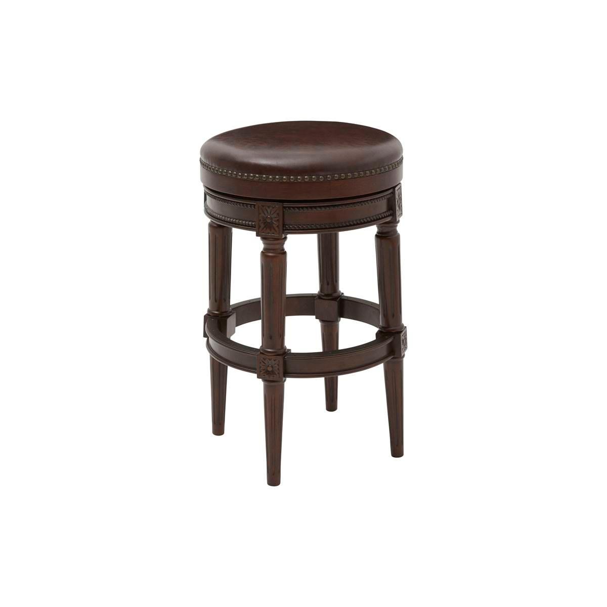 New Ridge Home Goods Chapman Bar-Height Barstool - Walnut