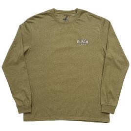 Mens Buckhorn River Busch Light Long Sleeve Tee