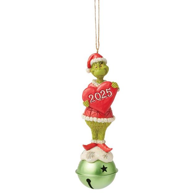 Jim Shore Grinch on Bell