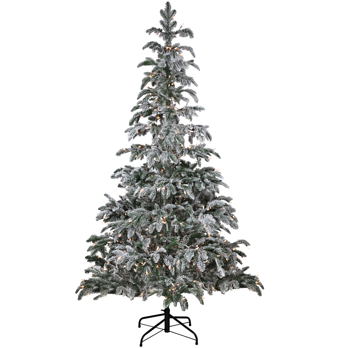 Northlight 6.5ft. Real Touch(tm) Pre-Lit Flocked Fir Christmas Tree