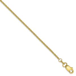 Gold Classics(tm) 10kt. Gold 1.4mm 9in. Chain Anklet Bracelet